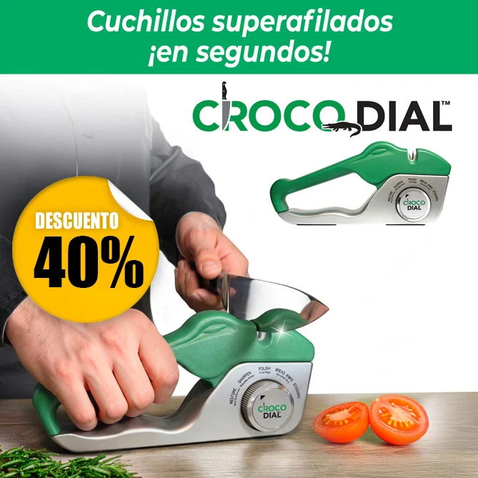 Afilador de cuchillos CROCO DIAL: Estable y seguro