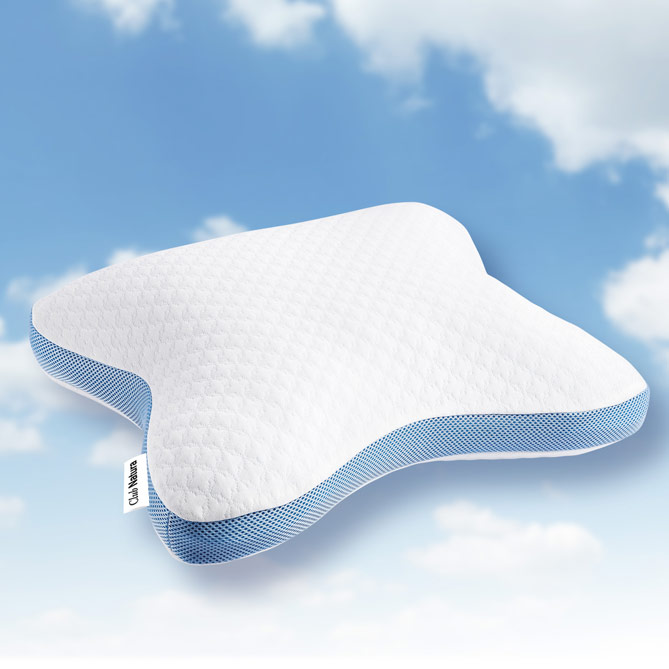 Almohada CONFORT & RELAX: avanzado diseño en forma de “mariposa” y cuidada ergonomía