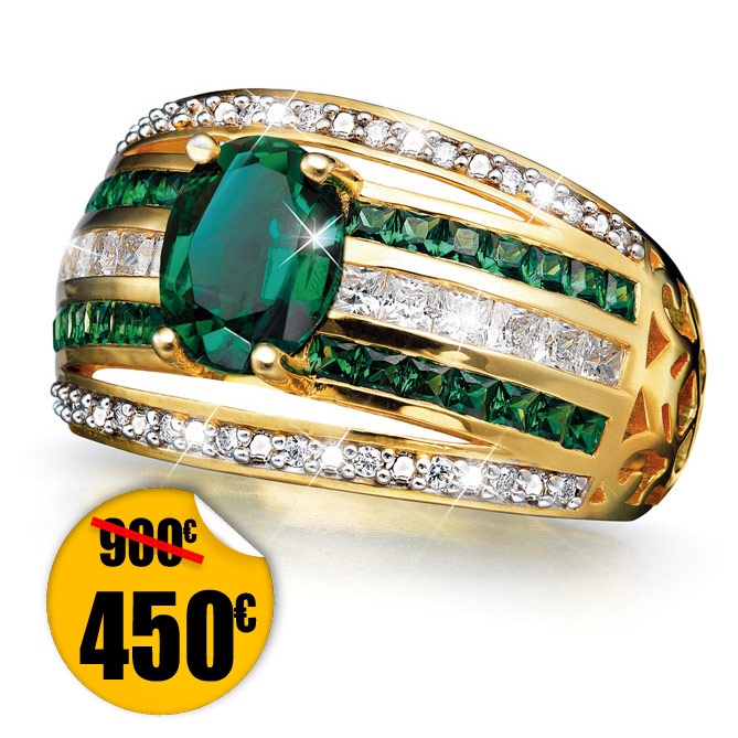 Anillo INFINITY EMERALD