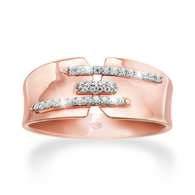 Anillo SOFÍA: Infinitos destellos de Diamantes que cuentan tu historia