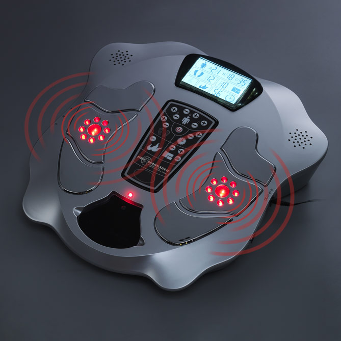 Aparato de Reflexología Podal Pro Massager: Sencillo mando a distancia para diseñar tus sesiones de masaje a medida