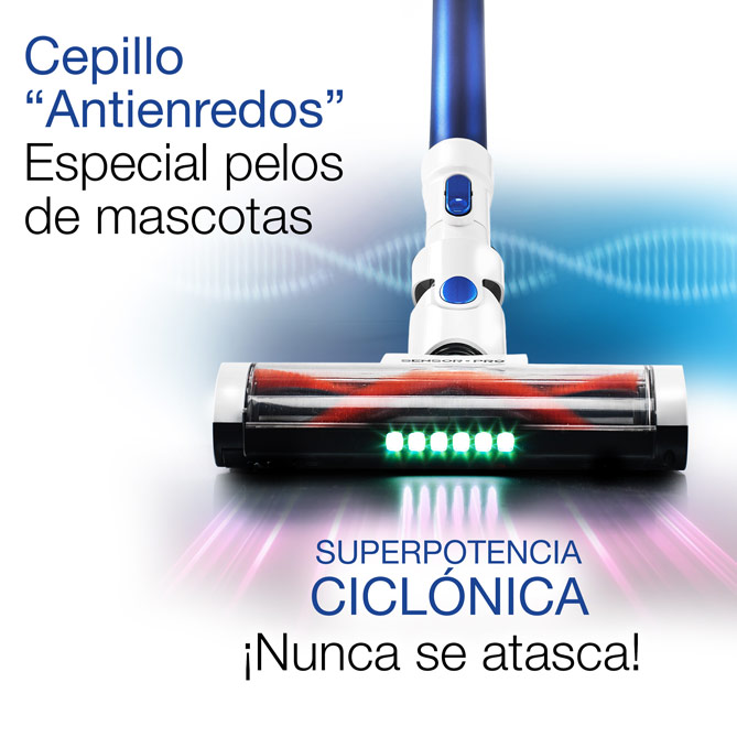 Aspirador Inteligente SENSOR PRO: Sistema de Filtración HEPA de 4 capas