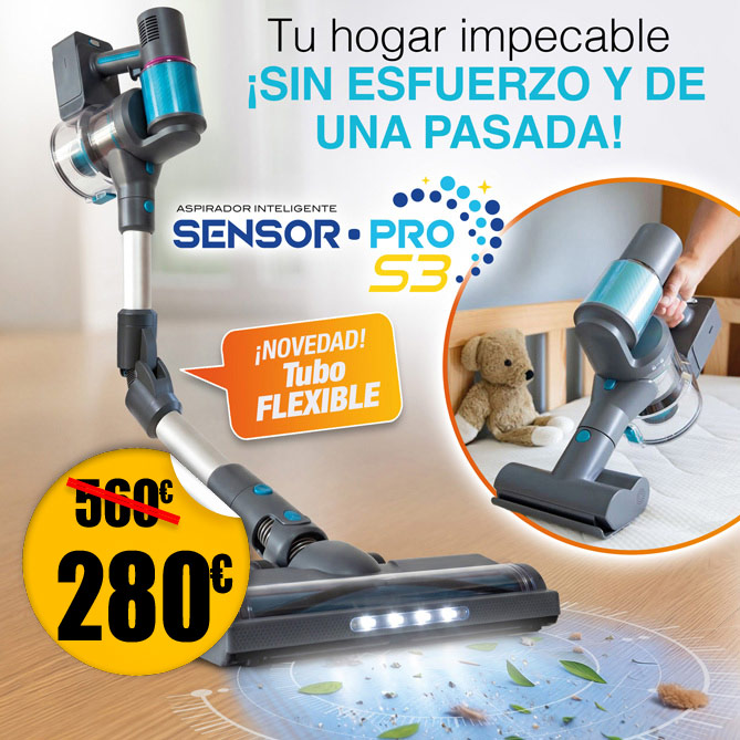 Aspirador Inteligente SENSOR PRO S3