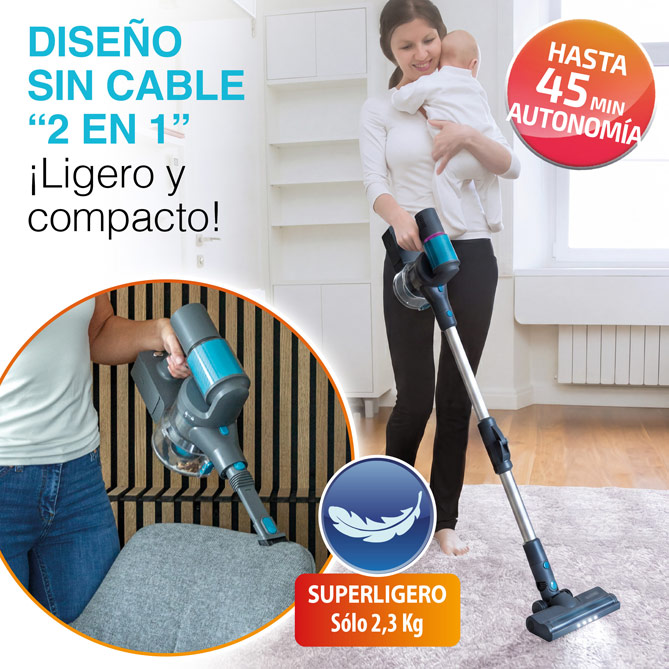 Aspirador Inteligente SENSOR PRO S3: filtro HEPA antialergias
