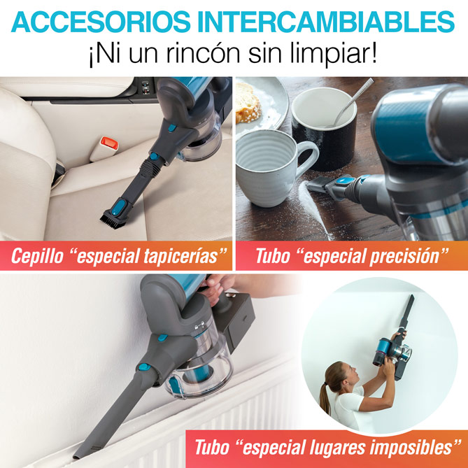 Aspirador Inteligente SENSOR PRO S3: MOTOR CON TECNOLOGÍA CICLÓNICA BLDC