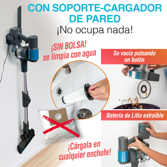 Aspirador Inteligente SENSOR PRO S3: Filtro de 4 capas con HEPA