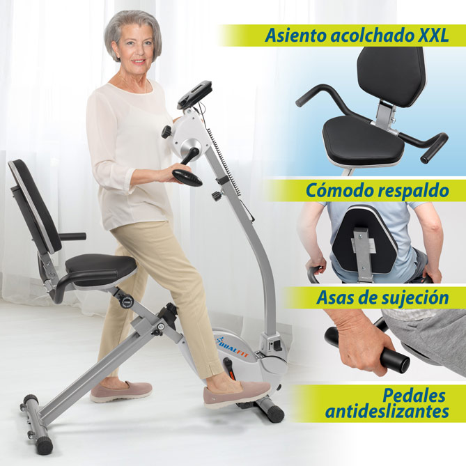 Bicicleta Estatica Para Adultos Hacer Ejercicio En Casa Con Pantalla LCD  Oferta