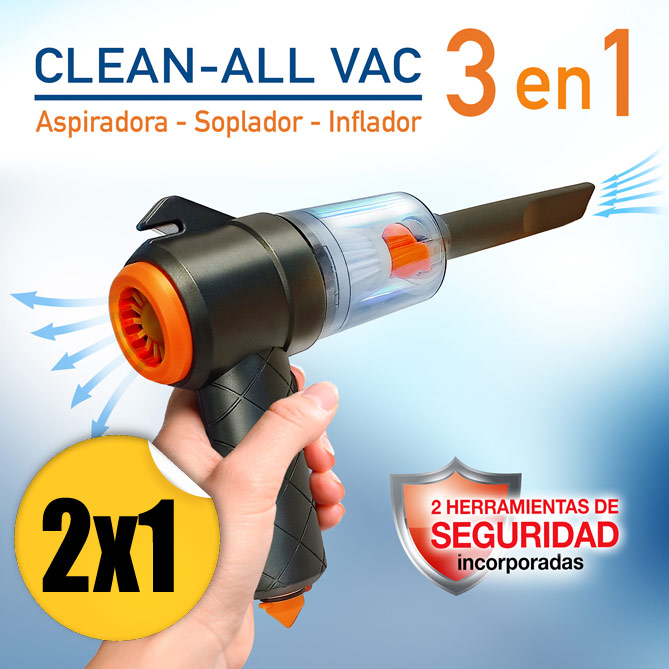 Aspiradora Clean-All Vac 3 en 1