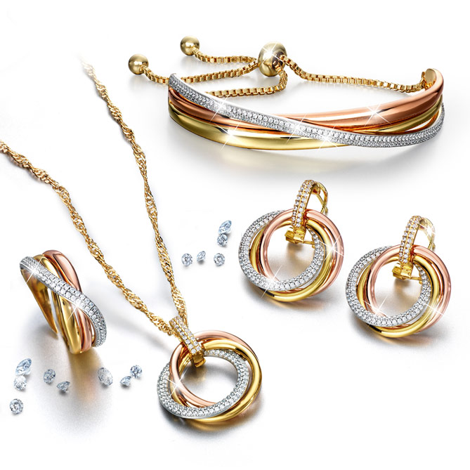 Conjunto TRESOR D´OR: TRES TONOS DE ORO DE 1ª LEY