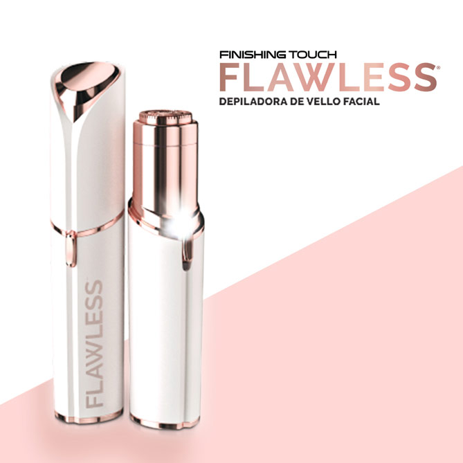 DEPILADORA FACIAL FLAWLESS: Para todos los tonos y tipos de piel