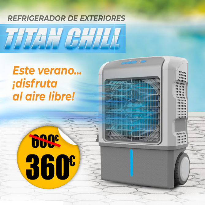 Enfriador evaporativo portátil TITAN CHILL