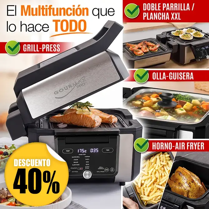 GOURMAX PRO Multifunción 6 en 1
