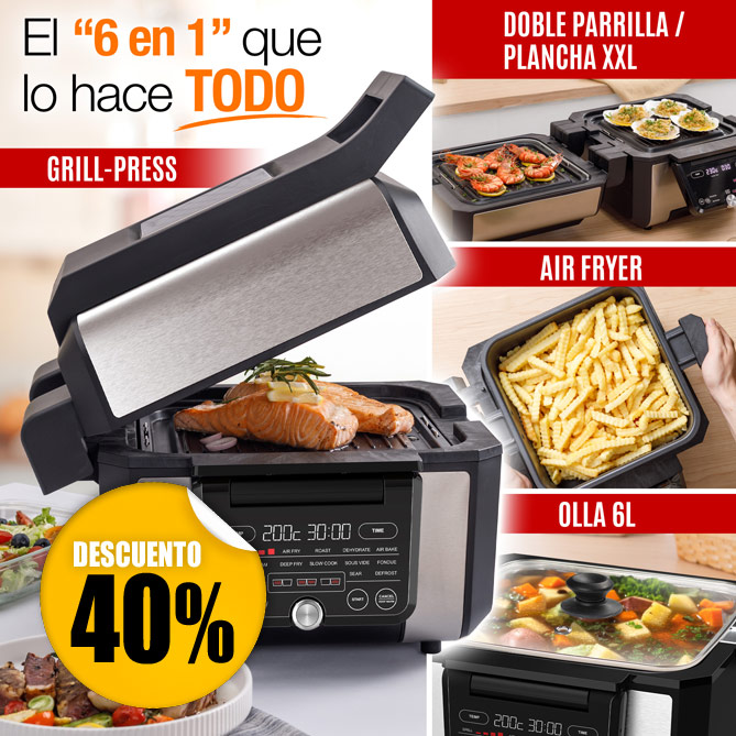 GRILLMaxx Multifunción 6 en 1