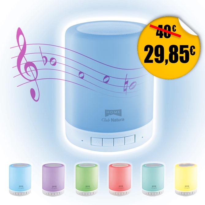 Lámpara-Altavoz Portátil