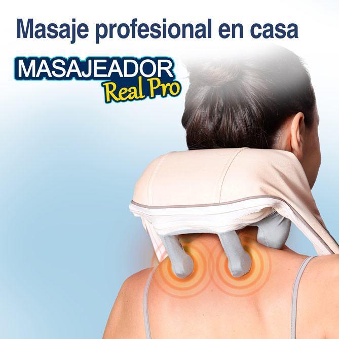 Masajeador Real Pro: Un masaje auténtico sin salir de casa