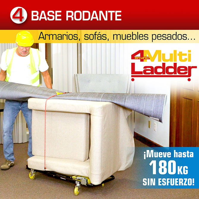 MULTI LADDER 4 en 1: Carretilla de mano