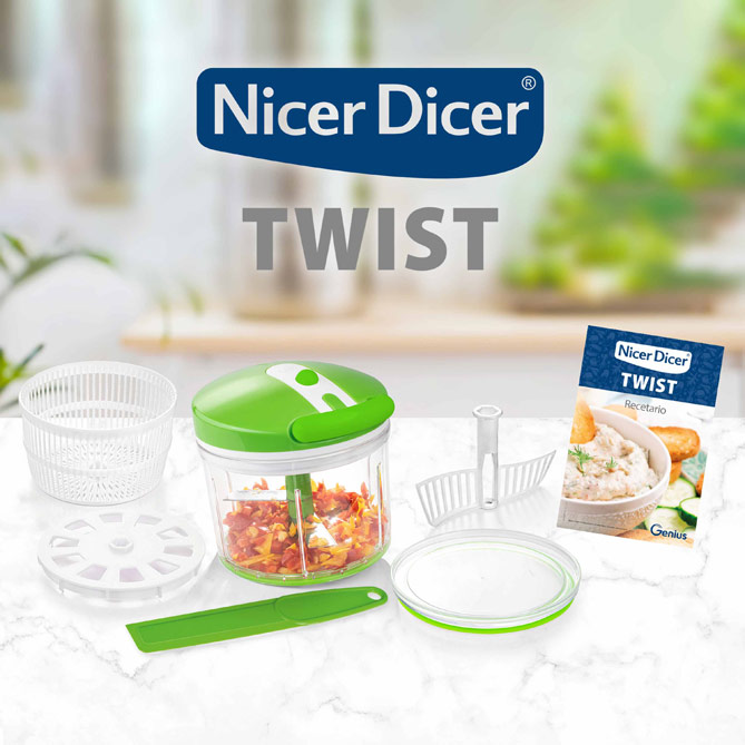 Nicer Dicer Twist: Selector de dos velocidades