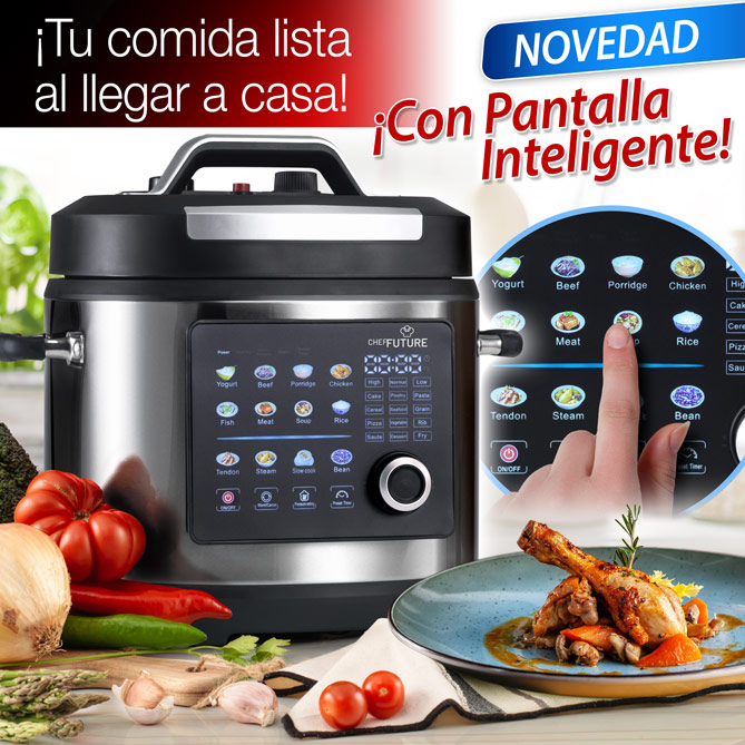 Olla Inteligente CHEF FUTURE: Fácil de usar