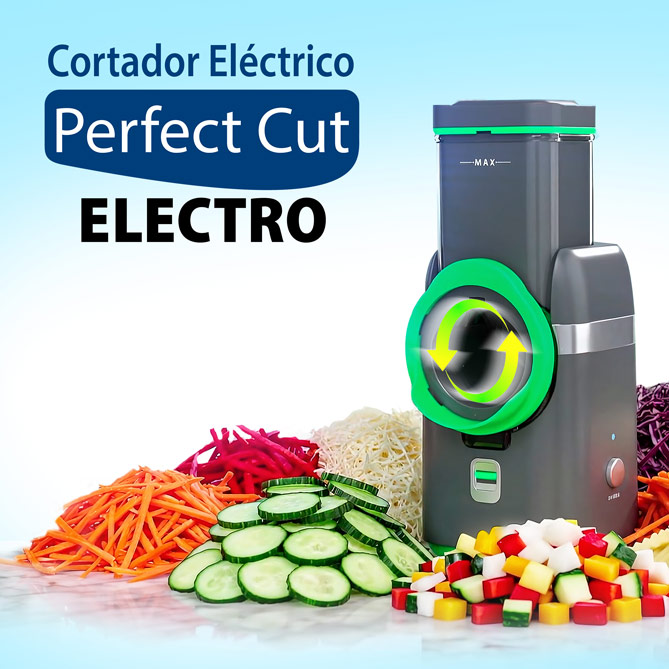 PERFECT CUT ELECTRO: revolucionario sistema eléctrico que corta, ralla, pica y hace dados