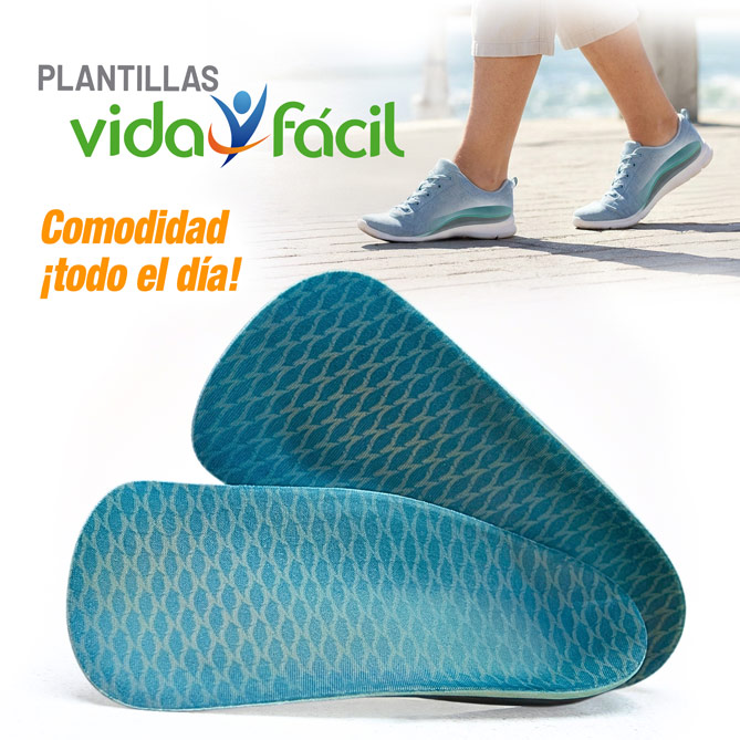 Plantillas VIDA FÁCIL: Camina con mayor comodidad y disfruta de cada paso