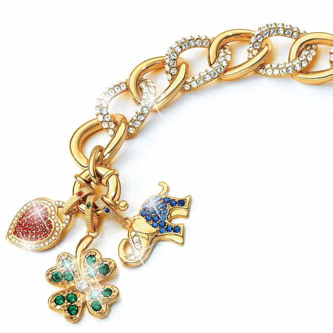 Pulsera de la Felicidad: Baño de oro de primera ley