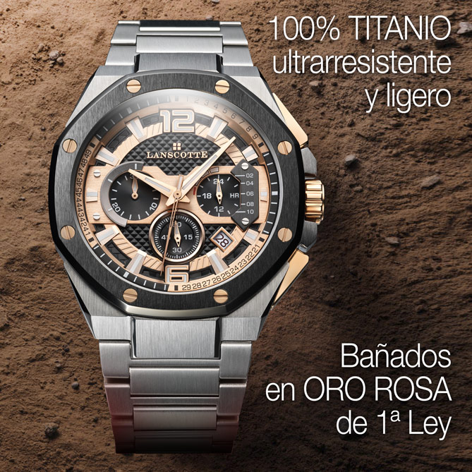 Reloj lanscotte titanium clearance