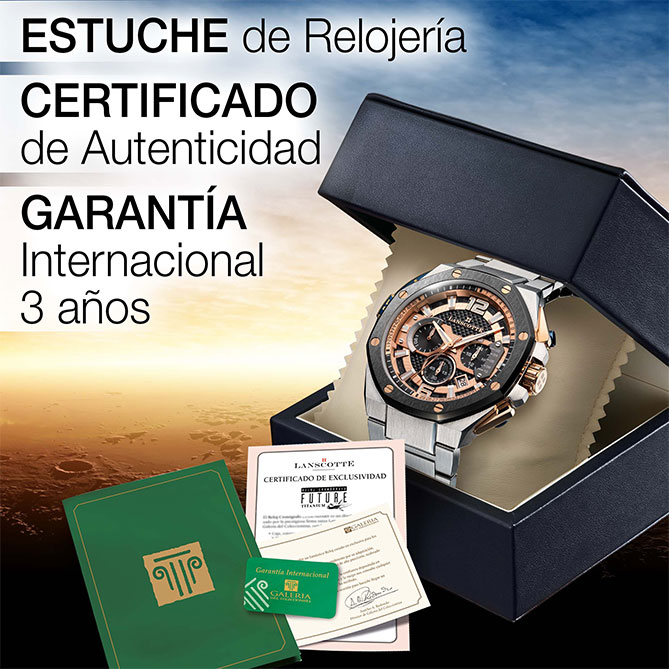 Galeria del Coleccionista Reloj Cronografo FUTURE Titanium