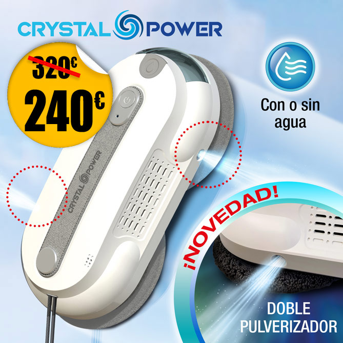 Robot Limpiacristales CRYSTAL POWER