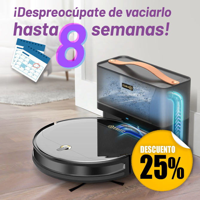 Robot de Limpieza con Autovaciado CLEAN & GO