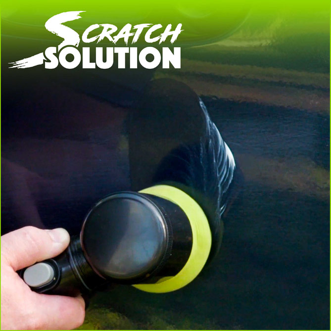 Reparador de arañazos Scratch Solution: Soporte de pared