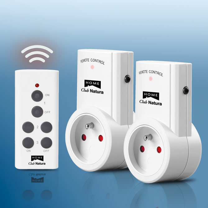 Set de 2 enchufes con Control Remoto: Enchufes con control remoto