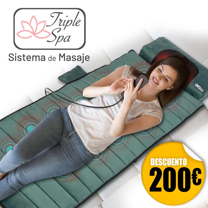 Sistema de Masaje Triple SPA: Masaje vibratorio