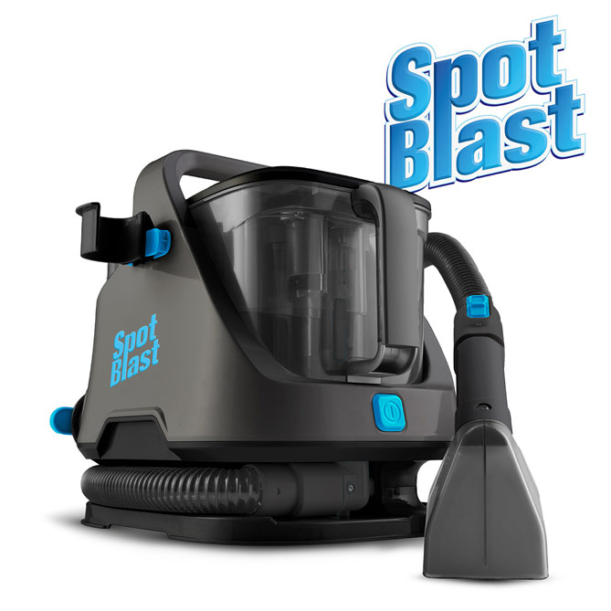 Sistema de limpieza Spot Blast: El doble de potente que otros quitamanchas portátiles