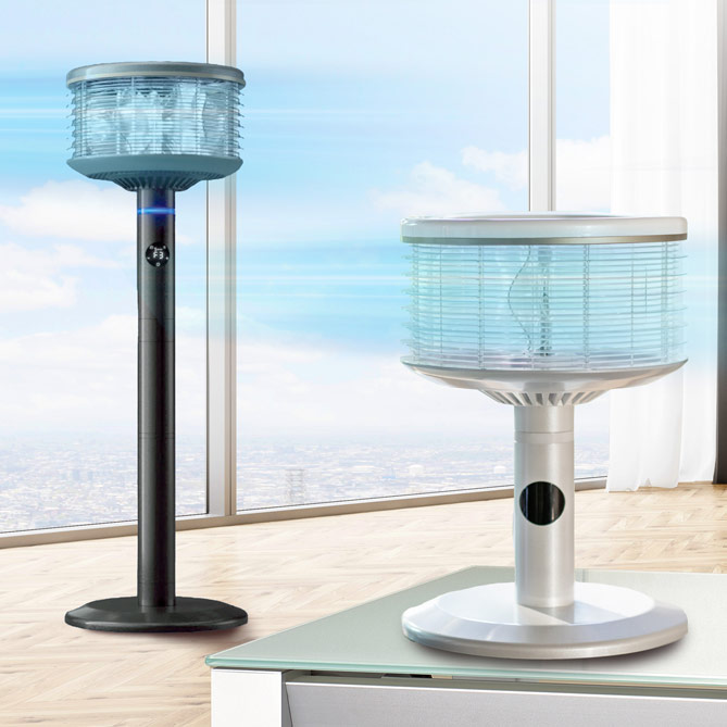 Ventilador AEROSPIN 360º: 9 niveles de velocidad