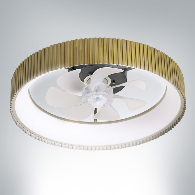 Ventilador con luz BRISANOVA ARMOR: Ventilador de techo con aspas y luz
