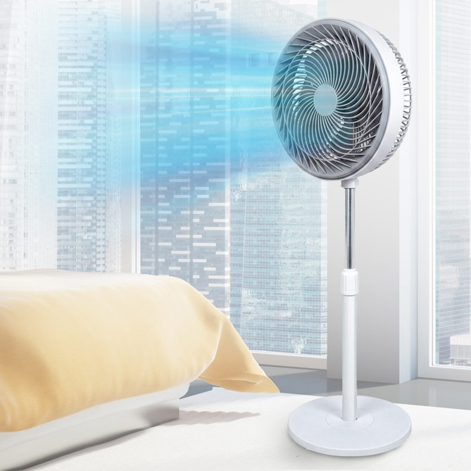 Ventilador de pie BRISANOVA SUELO: Superpotente, de pie y con 5 aspas