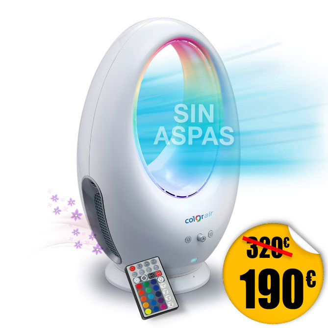 Ventilador sin aspas COLOR-AIR: El Ventilador sin aspas que se adapta a tus necesidades de confort