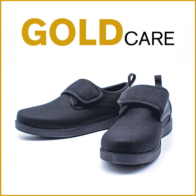 Zapatos Gold Care: estructura flexible y transpirable